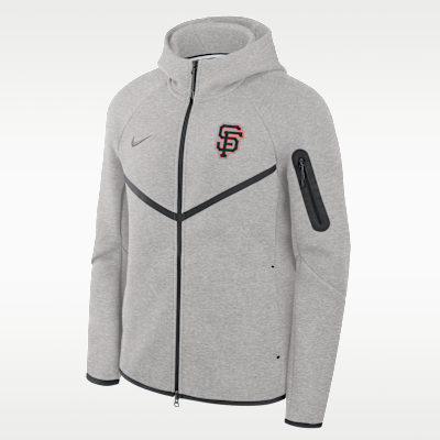 San Francisco Giants Tech Fleece Windrunner Men's Nike MLB Full-Zip Hooded Jacket