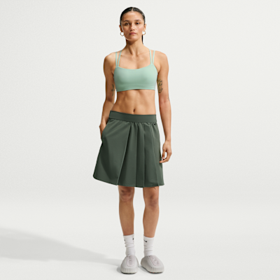 Nike 24.7 PerfectStretch Dri-FIT UV Korumalı Yüksek Belli Pileli Kadın Eteği