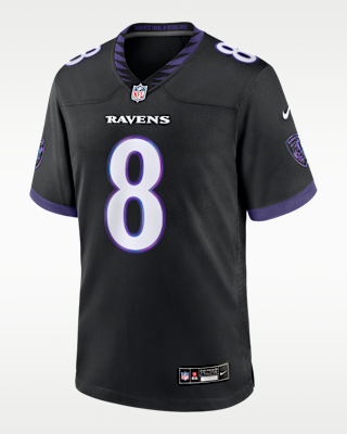 Мужские джерси Lamar Jackson Baltimore Ravens Nike NFL Game Jersey