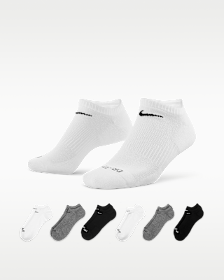 Unisex носки Nike Everyday Plus Cushioned Training No-Show Socks (6 Pairs) для тренировок