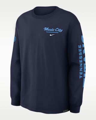 Мужская футболка Tennessee Titans Rivalries Collection Max90 Nike NFL Long-Sleeve