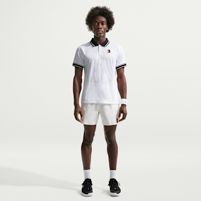 NikeCourt Heritage Erkek Tenis Polo Üst görsel 4