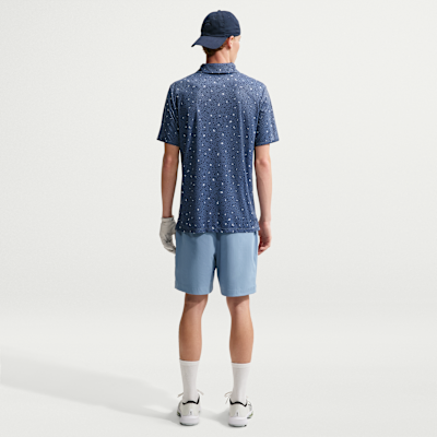 Nike Par Dri-FIT Microprint Birds Erkek Golf Polo Üstü görsel 5