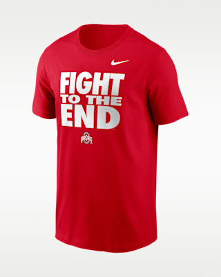 Мужская футболка Ohio State Sideline Slogan Nike Dri-FIT College Long-Sleeve