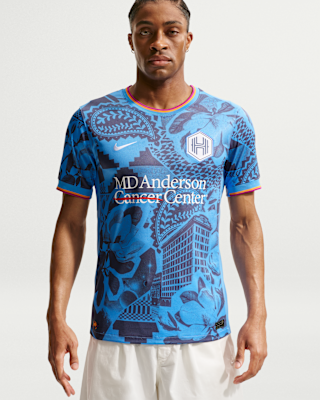 Мужские джерси Houston Dash Stadium Away Nike Dri-FIT NWSL Replica Jersey