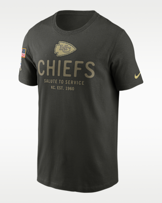 Kansas City Chiefs Salute to Service Sideline Primary Edge Men's Nike Dri-FIT NFL T-Shirt