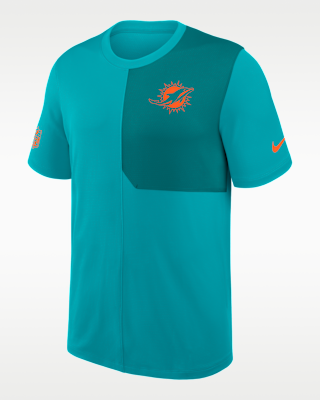 Мужские  Miami Dolphins Sideline Coach Nike Dri-FIT NFL Top