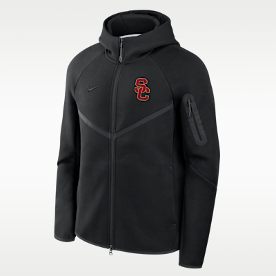 Chamarra universitaria Nike con gorro de cierre completo para hombre USC Tech Fleece Windrunner