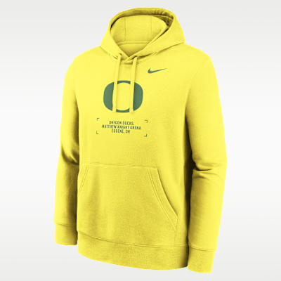 Oregon Club Basketball 2-Hit Men's Nike College Pullover Hoodie