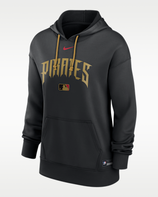 Женское худи Pittsburgh Pirates Authentic Collection City Connect Nike Therma MLB Pullover Hoodie