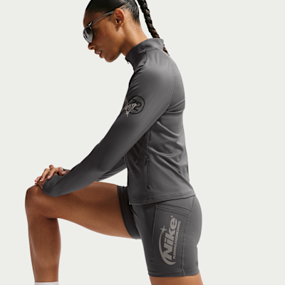 Nike Swift Yüksek Belli 10 cm Sıkı Kesimli Kadın Koşu Şortu görsel 4