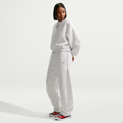 Nike Studio Fleece Medium Weight Women's Loose Pleated Snap Pants