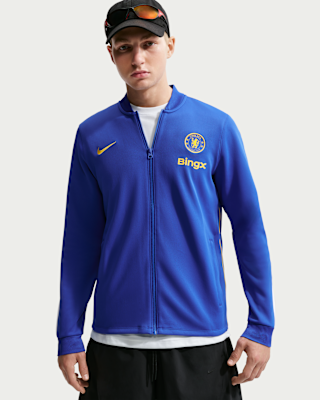 Мужская куртка Chelsea FC Strike Nike Dri-FIT Soccer Knit Track