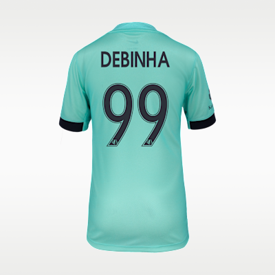 Debinha de Oliveira KC Current 2025 Stadium Away Big Kids' Nike Dri-FIT NWSL Replica Jersey