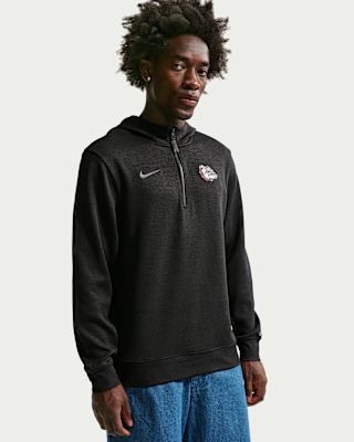 Мужское худи Gonzaga Bulldogs Nike NCAA Basketball Coaches' Pullover Hoodie для баскетбола