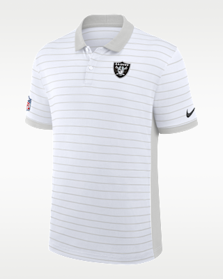 Мужские  Las Vegas Raiders Sideline Victory Stripe Nike Dri-FIT NFL Polo