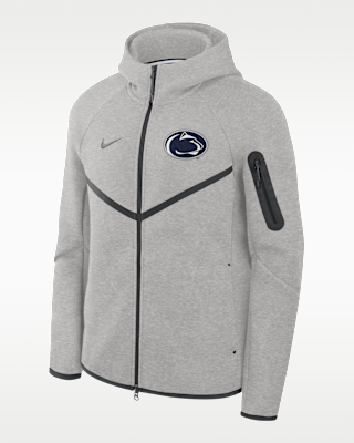 Мужская куртка Penn State Tech Fleece Windrunner Nike College Full-Zip Hooded для бега