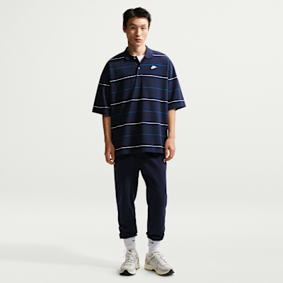 Nike Sportswear Club Men's Oversized Striped Polo
