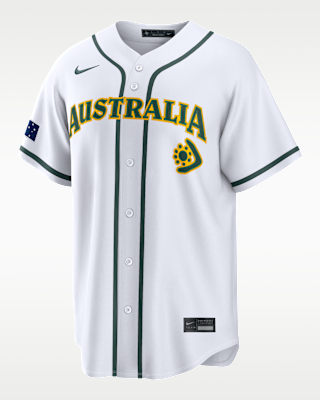 Мужские джерси Australia National Baseball Team 2026 World Baseball Classic Nike Stadium Jersey