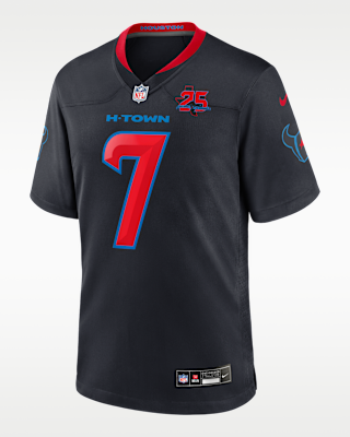 Мужские джерси C.J. Stroud Houston Texans 25th Season Nike NFL Game Jersey