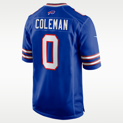 Jersey Nike de la NFL Game para hombre Keon Coleman Buffalo Bills