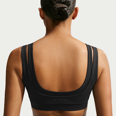 NikeSKIMS Matte Çift Askılı Scoop Kadın Sütyeni görsel 2