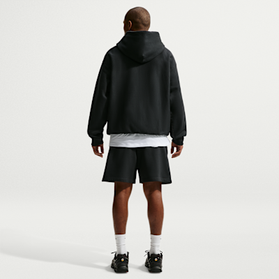 Nike Solo Swoosh Tam Boy Fermuarlı Fleece Erkek Kapüşonlu Üstü görsel 5