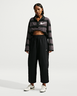 Женские  Nike Sportswear Oversized High-Waisted Woven Pants