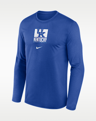 Мужская футболка Kentucky Courtside Nike Dri-FIT College Long-Sleeve