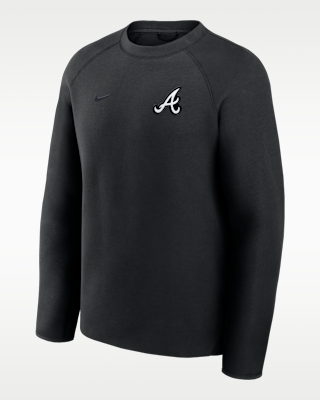 Мужские  Atlanta Braves Tech Fleece Nike MLB Pullover Crew