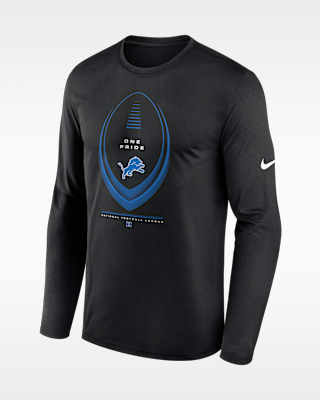 Мужская футболка Detroit Lions Legend Icon Nike Dri-FIT NFL Long-Sleeve