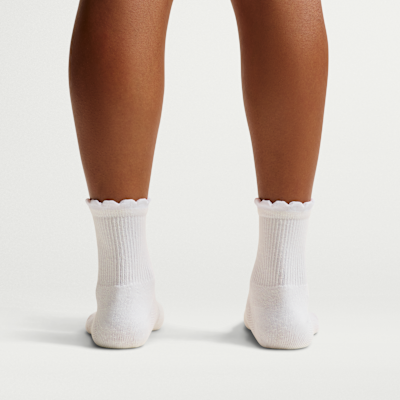 Nike Everyday Elevated Yuvarlatılmış Boğazlı Micro-Crew Çoraplar (2 Çift) görsel 5