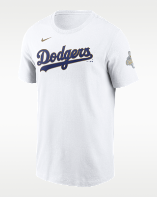 Мужская футболка Mookie Betts Los Angeles Dodgers 2025 World Series Champion Gold Series Nike MLB