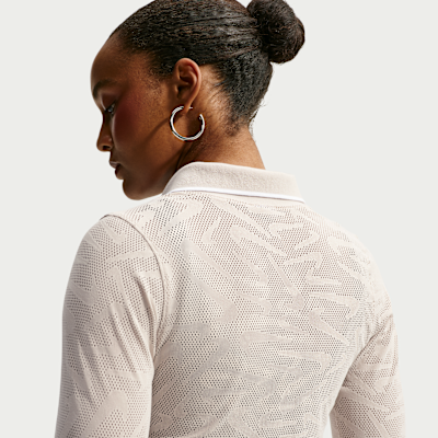 Nike Sportswear Chill Knit Sıkı Kesimli Mod-Crop Uzun Kollu Lace Kadın Üstü görsel 2