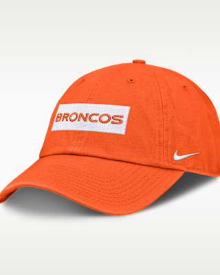 Мужские  Denver Broncos Primetime Club Wordmark Nike NFL Adjustable Hat