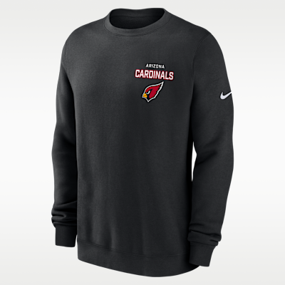 Arizona Cardinals Draw Block Club Men's Nike NFL Pullover Crew