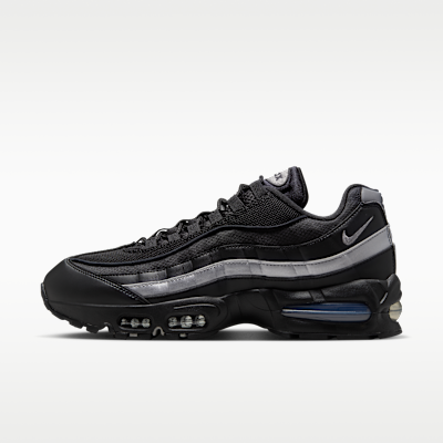 Nike Air Max 95 "Big Bubble" "Black/Black/White/Metallic Silver"