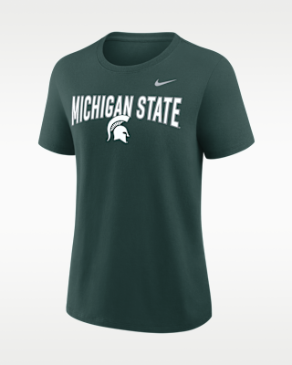 Женская футболка Michigan State Arch Logo Nike College