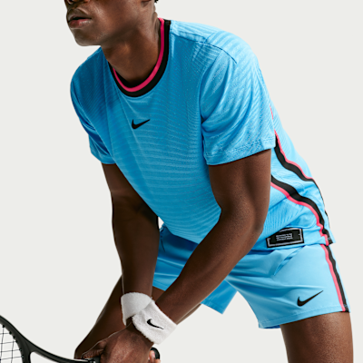NikeCourt Slam Aero-FIT Kısa Kollu Erkek Tenis Üstü görsel 3