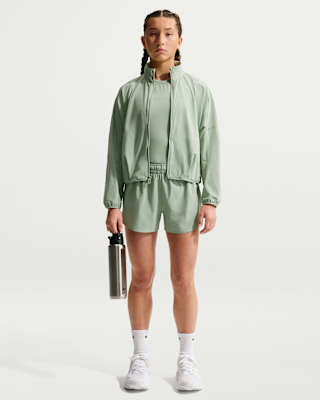 Детские шорты Nike MAVN Girls' Dri-FIT 3" Mid-Rise Repel Shorts для бега