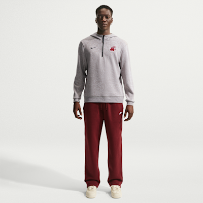Washington State Cougars Nike NCAA Men's Basketball Coaches' Pullover Hoodie