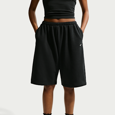 Nike Sportswear Oversize Normal Belli Fransız Havlu Kumaşı Kadın Bermuda Şort görsel 2