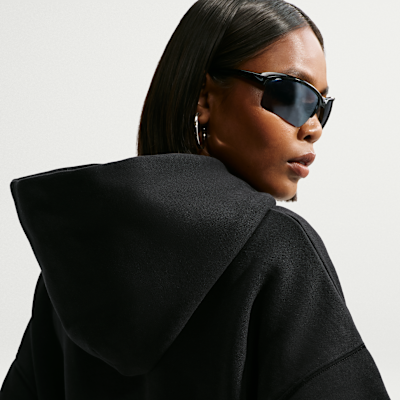 Nike Studio Fleece Orta Kalınlıkta Oversize Kapüşonlu Kadın Sweatshirt'ü görsel 2
