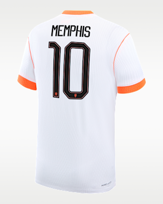 Мужские джерси Memphis Depay Netherlands National Team 2026 Match Away Nike Dri-FIT ADV Soccer Jersey