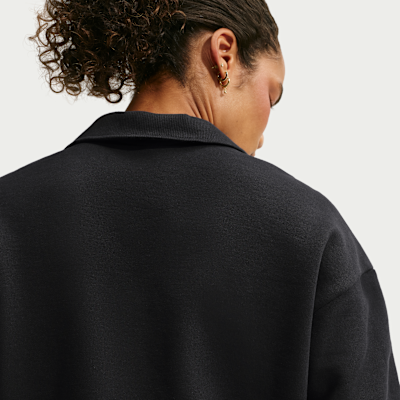 NikeCourt Court Koleksiyonu Uzun Kollu Fleece Kadın Tenis Üstü görsel 2