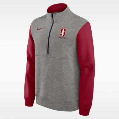 Stanford Club Men's Nike College 1/2-Zip Crew