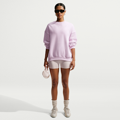 Nike Studio Fleece Orta Kalınlıkta Oversize Crew Kadın Sweatshirt'ü görsel 4