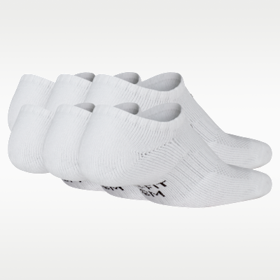 Nike Everyday Kids' Cushioned No-Show Socks (6 Pairs)