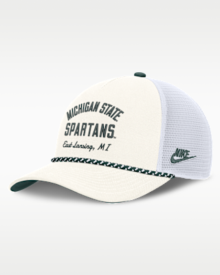 Женские  Michigan State Denim Nike College Trucker Adjustable Hat