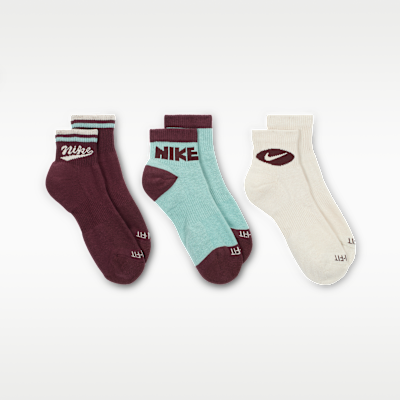 Nike Everyday Plus Ankle Socks (3 Pairs)